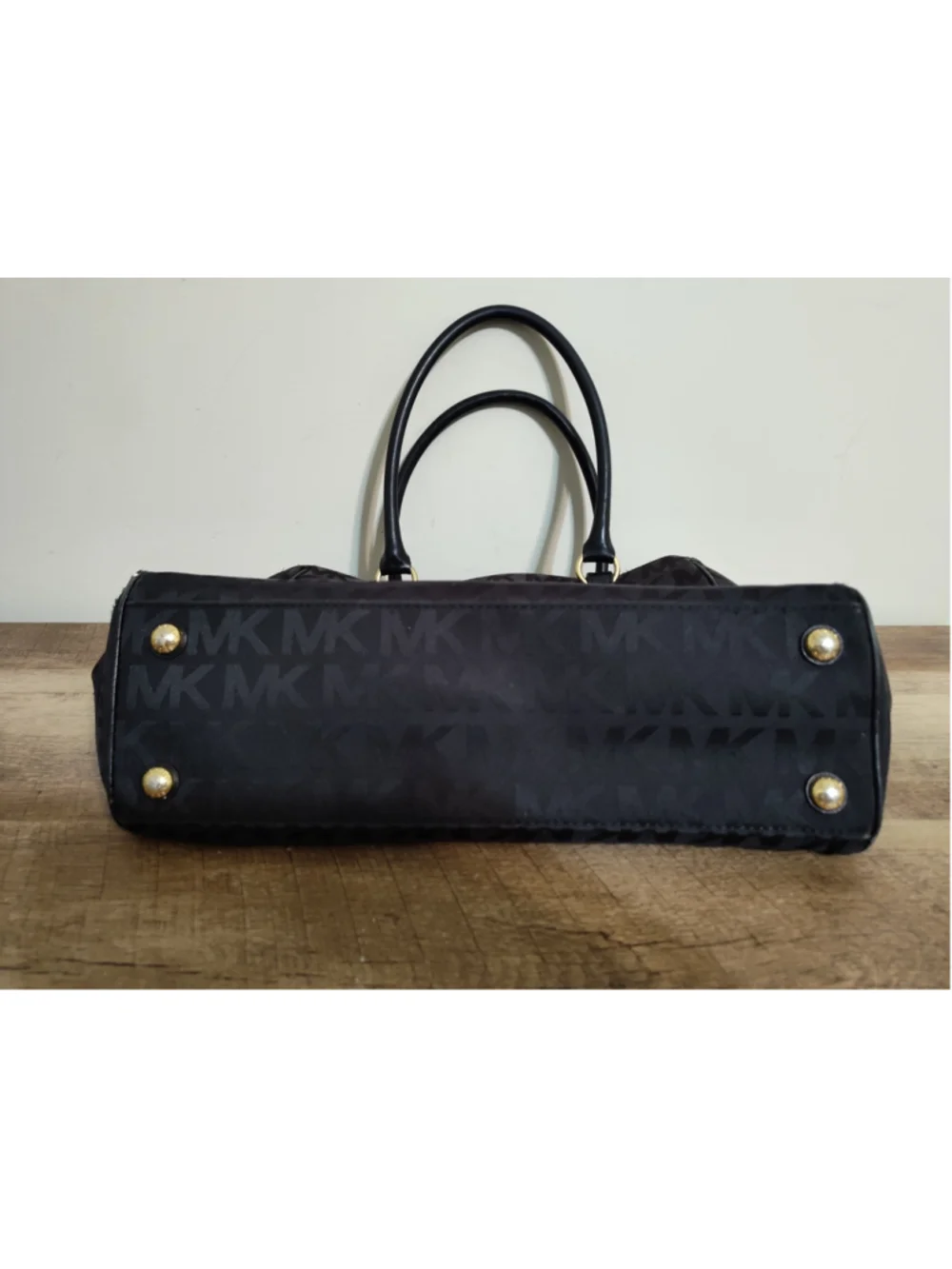 Women's Michael Kors Tote Bag One Size Black Gold